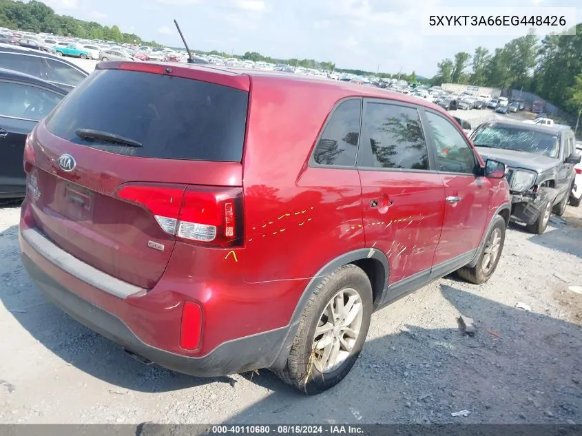 5XYKT3A66EG448426 2014 Kia Sorento Lx