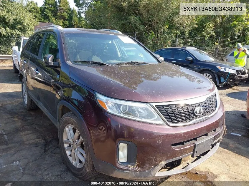 5XYKT3A60EG438913 2014 Kia Sorento Lx