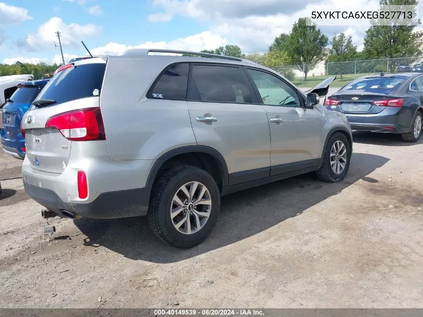 2014 Kia Sorento Lx VIN: 5XYKTCA6XEG527713 Lot: 40149539