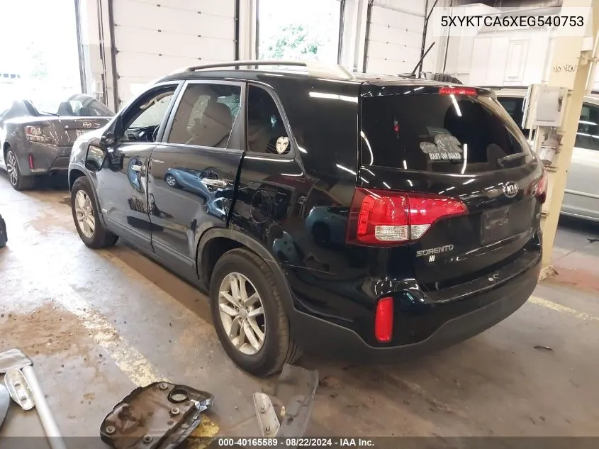 5XYKTCA6XEG540753 2014 Kia Sorento Lx