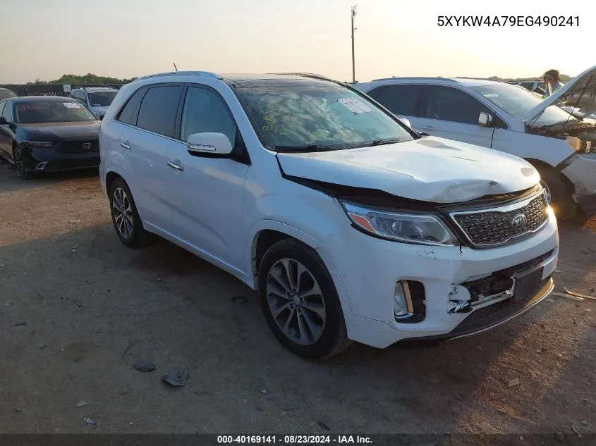 5XYKW4A79EG490241 2014 Kia Sorento Sx