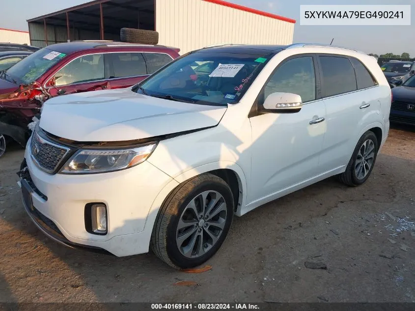 5XYKW4A79EG490241 2014 Kia Sorento Sx