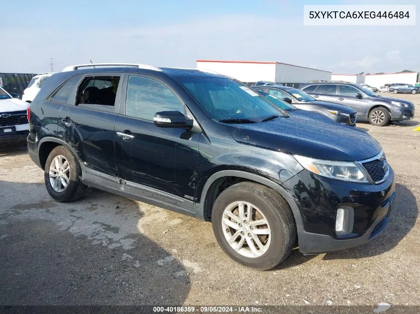 2014 Kia Sorento Lx VIN: 5XYKTCA6XEG446484 Lot: 40186359