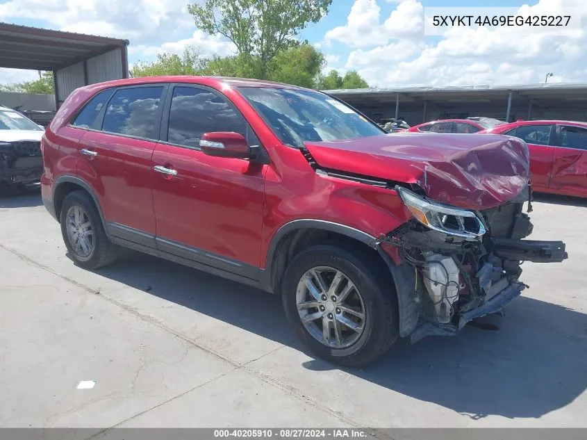 2014 Kia Sorento Lx VIN: 5XYKT4A69EG425227 Lot: 40205910