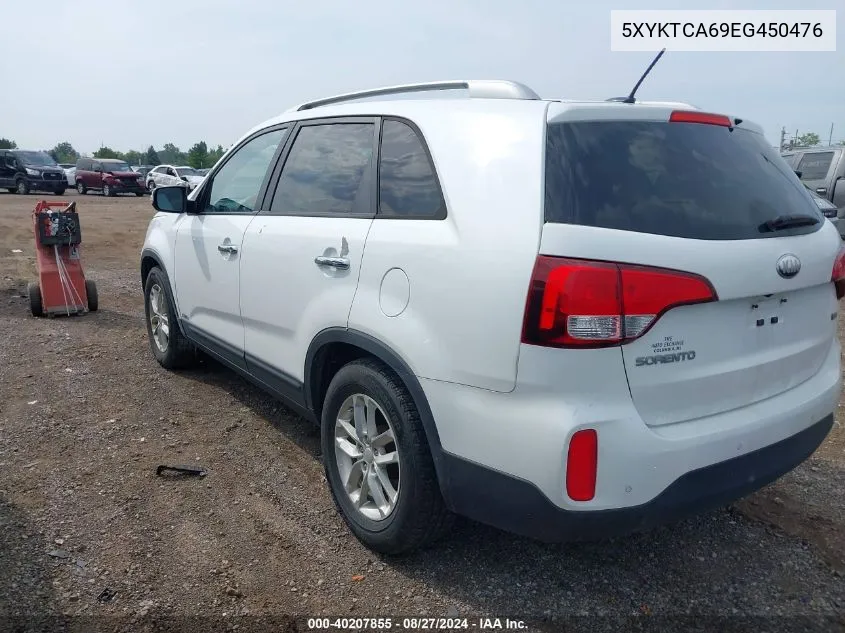 2014 Kia Sorento Lx VIN: 5XYKTCA69EG450476 Lot: 40207855