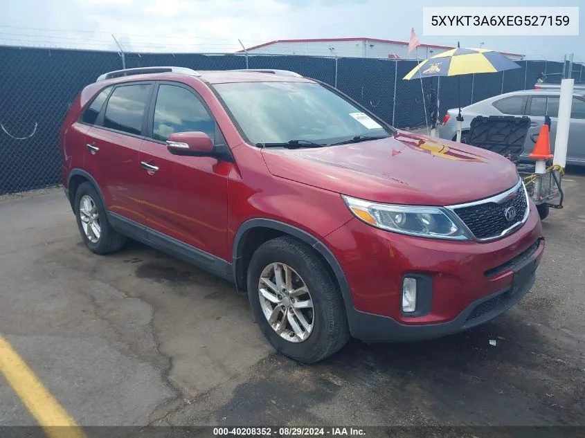 2014 Kia Sorento Lx VIN: 5XYKT3A6XEG527159 Lot: 40208352