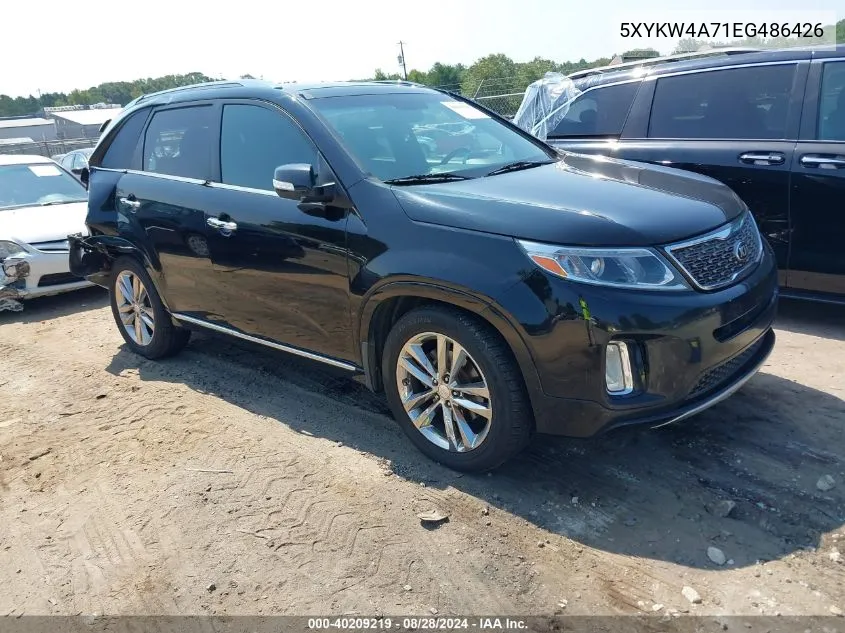 2014 Kia Sorento Limited V6 VIN: 5XYKW4A71EG486426 Lot: 40209219