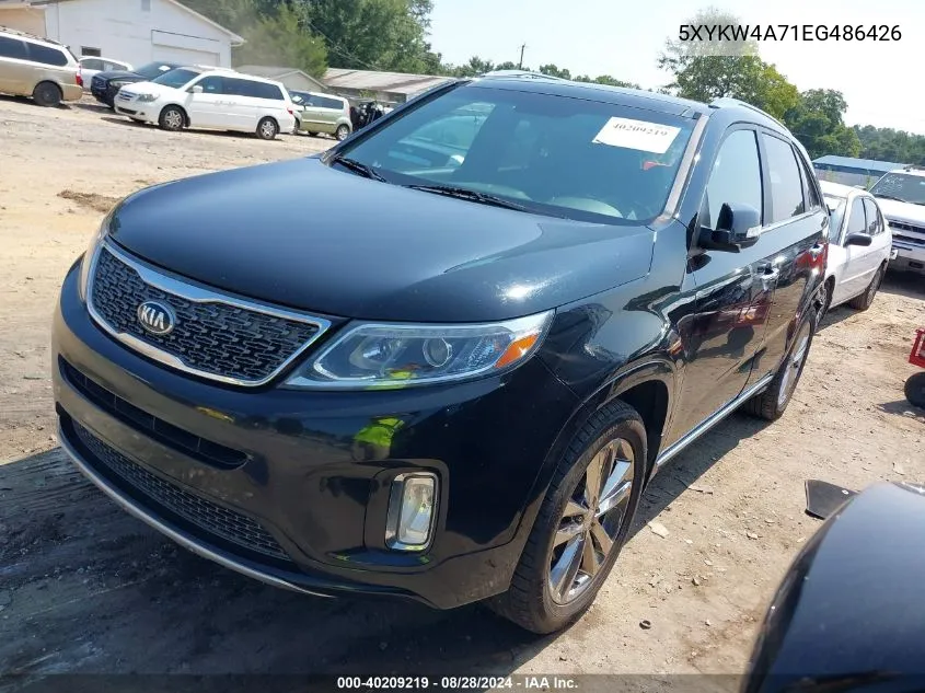 2014 Kia Sorento Limited V6 VIN: 5XYKW4A71EG486426 Lot: 40209219