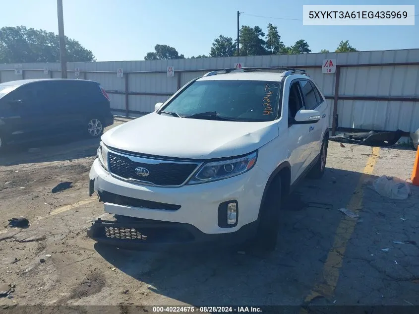 2014 Kia Sorento Lx VIN: 5XYKT3A61EG435969 Lot: 40224675