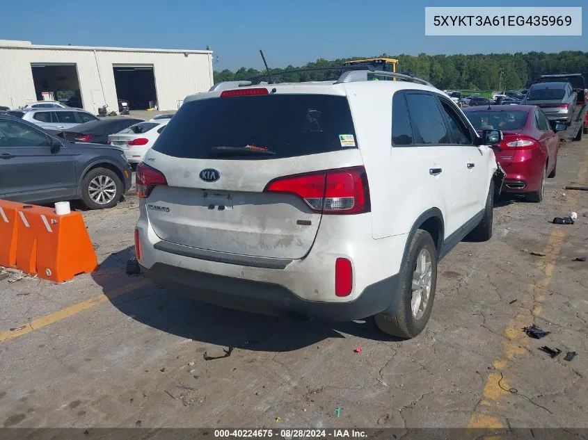 5XYKT3A61EG435969 2014 Kia Sorento Lx