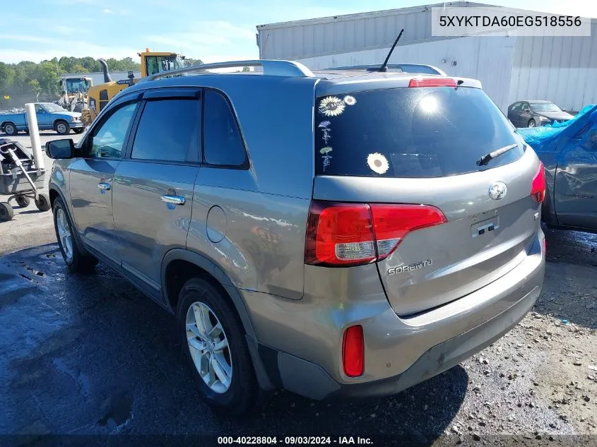 5XYKTDA60EG518556 2014 Kia Sorento Lx