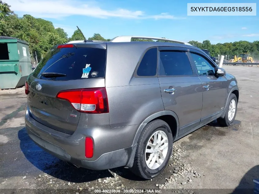 5XYKTDA60EG518556 2014 Kia Sorento Lx