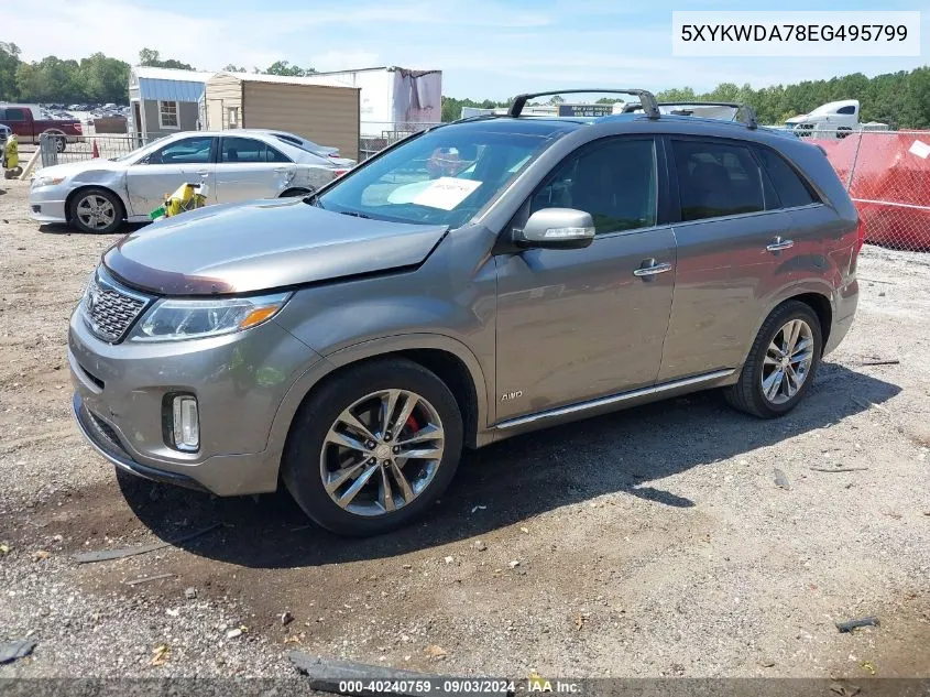 5XYKWDA78EG495799 2014 Kia Sorento Limited V6