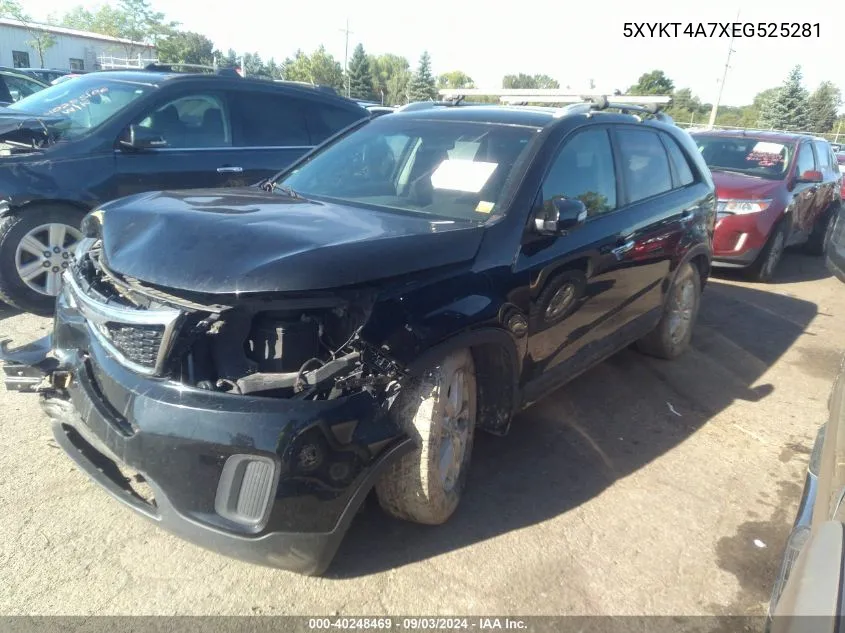 5XYKT4A7XEG525281 2014 Kia Sorento Lx V6