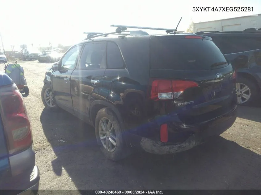 5XYKT4A7XEG525281 2014 Kia Sorento Lx V6