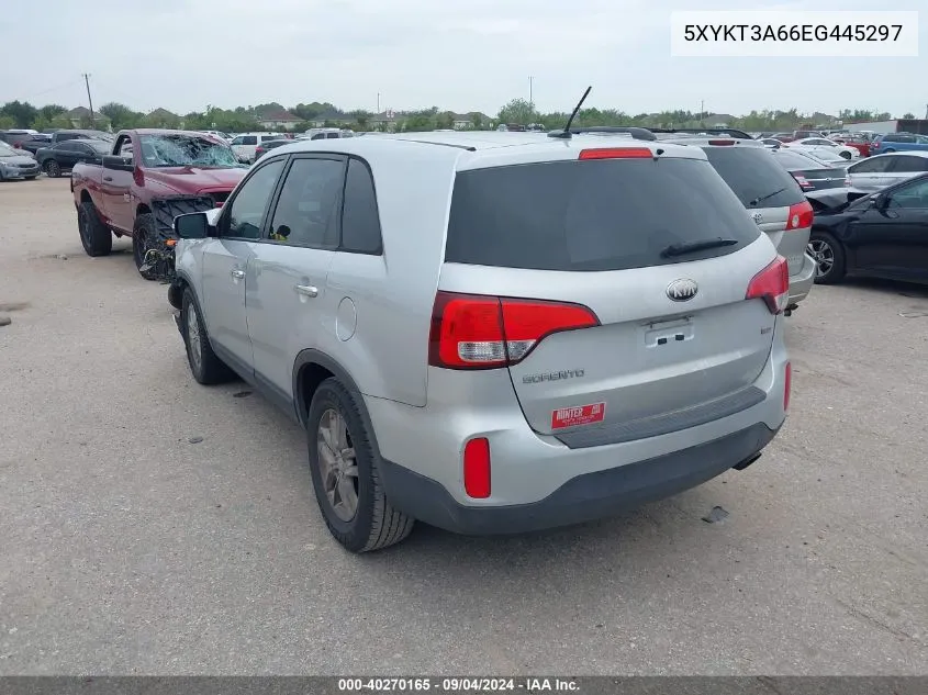 5XYKT3A66EG445297 2014 Kia Sorento Lx