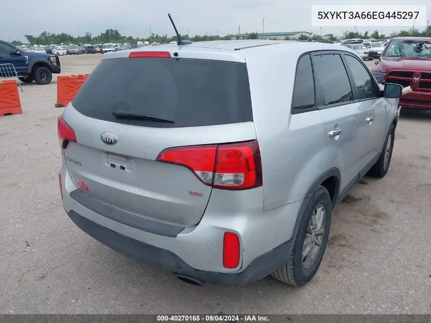 5XYKT3A66EG445297 2014 Kia Sorento Lx