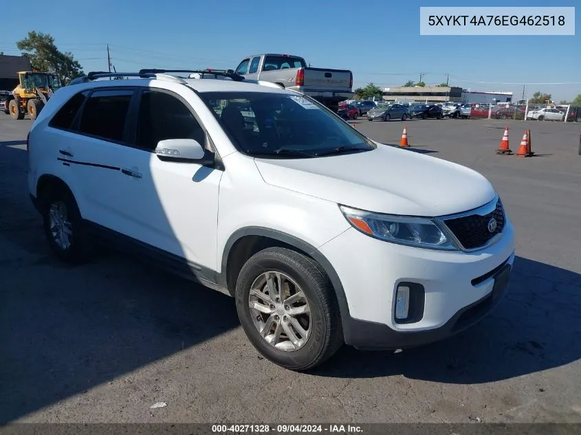 5XYKT4A76EG462518 2014 Kia Sorento Lx V6