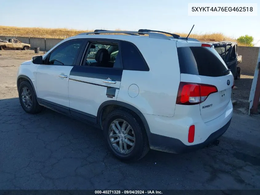 5XYKT4A76EG462518 2014 Kia Sorento Lx V6