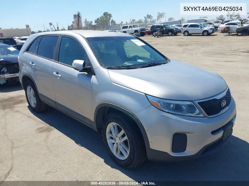 2014 Kia Sorento Lx VIN: 5XYKT4A69EG425034 Lot: 40282836