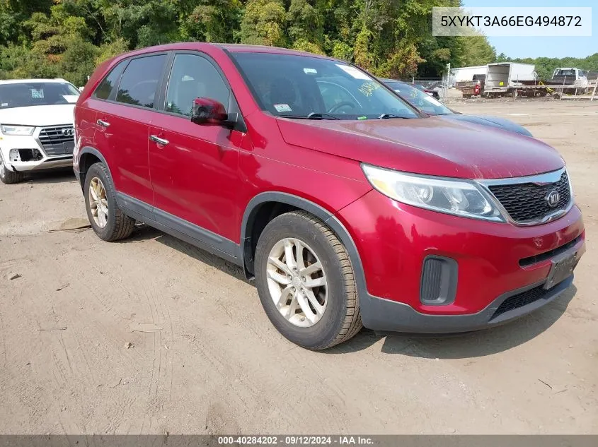 5XYKT3A66EG494872 2014 Kia Sorento Lx