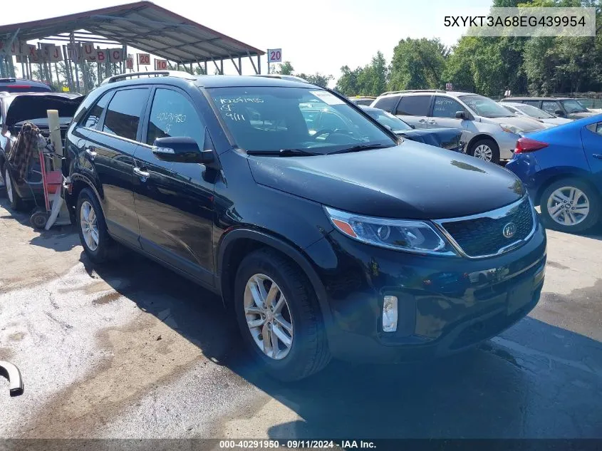 2014 Kia Sorento Lx VIN: 5XYKT3A68EG439954 Lot: 40291950