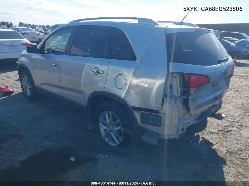 5XYKTCA68EG523806 2014 Kia Sorento Lx