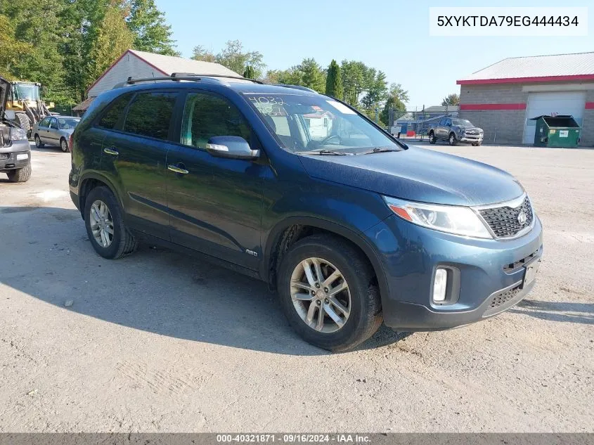 2014 Kia Sorento Lx V6 VIN: 5XYKTDA79EG444434 Lot: 40321871