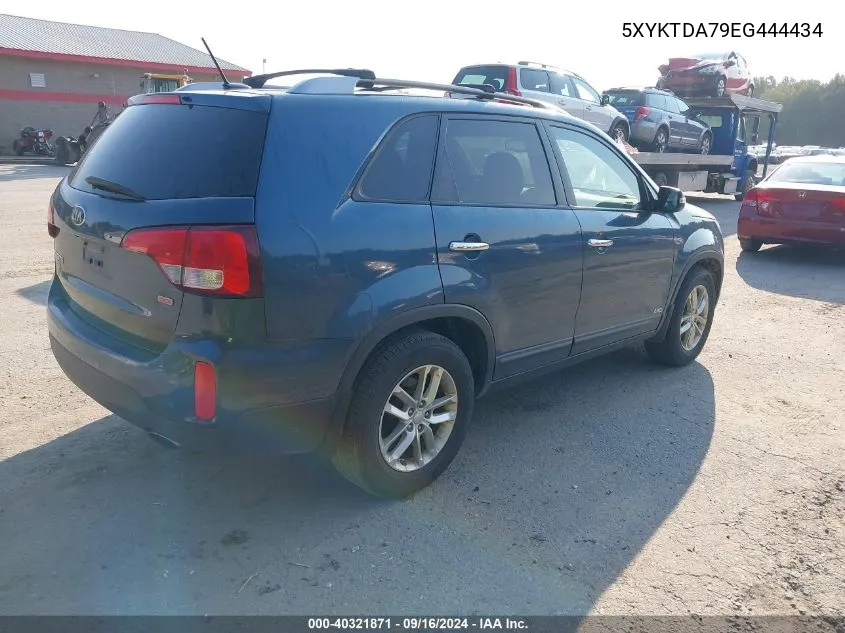 5XYKTDA79EG444434 2014 Kia Sorento Lx V6