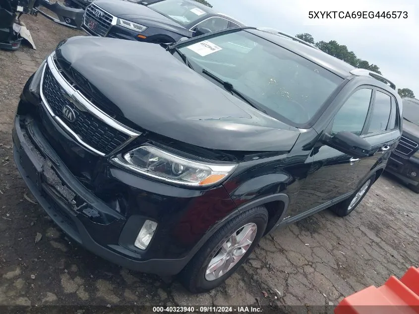 2014 Kia Sorento Lx VIN: 5XYKTCA69EG446573 Lot: 40323940