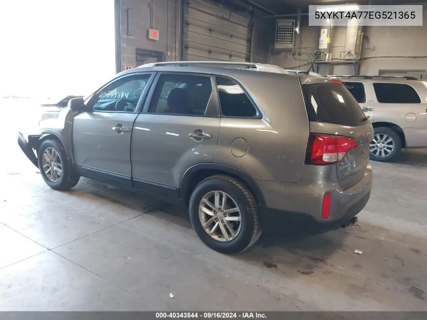 5XYKT4A77EG521365 2014 Kia Sorento Lx