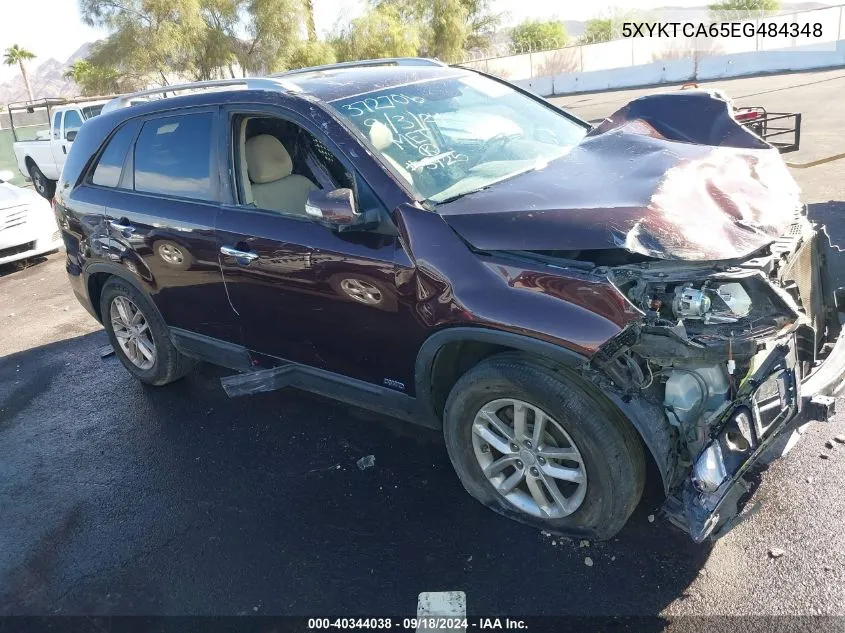 5XYKTCA65EG484348 2014 Kia Sorento Lx