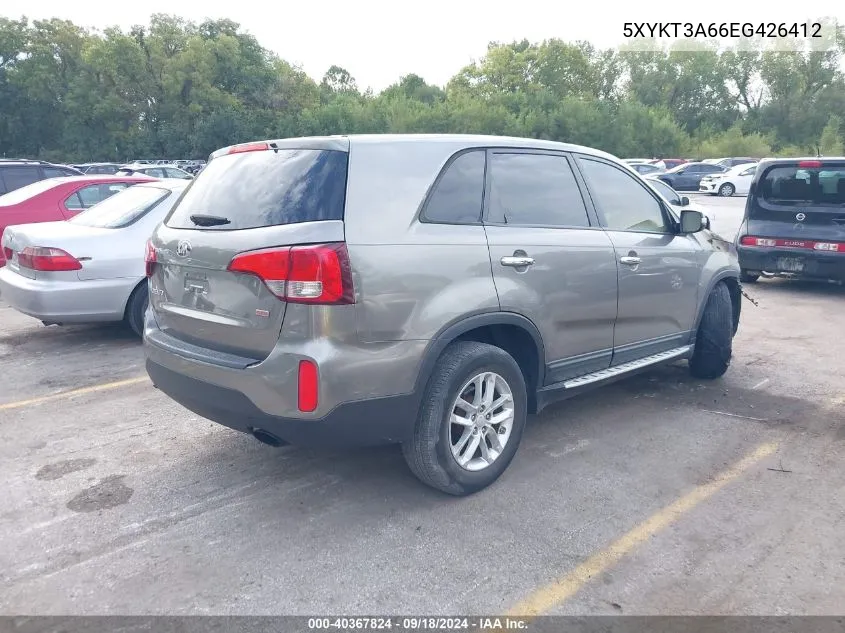 5XYKT3A66EG426412 2014 Kia Sorento Lx