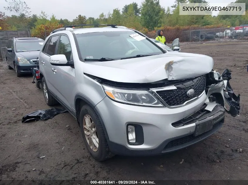 5XYKTDA69EG467719 2014 Kia Sorento Lx