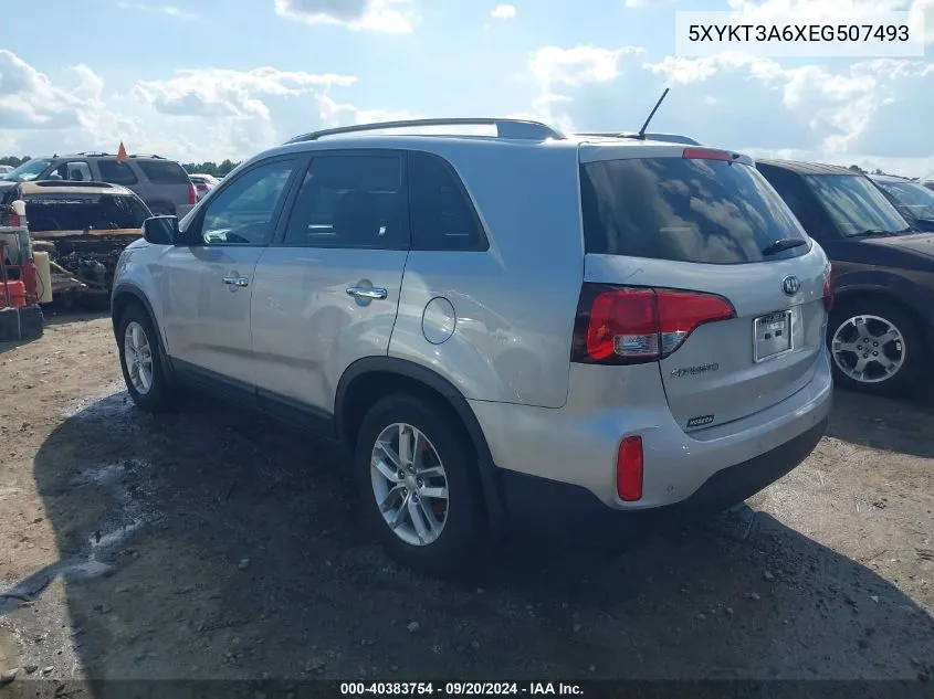 5XYKT3A6XEG507493 2014 Kia Sorento Lx