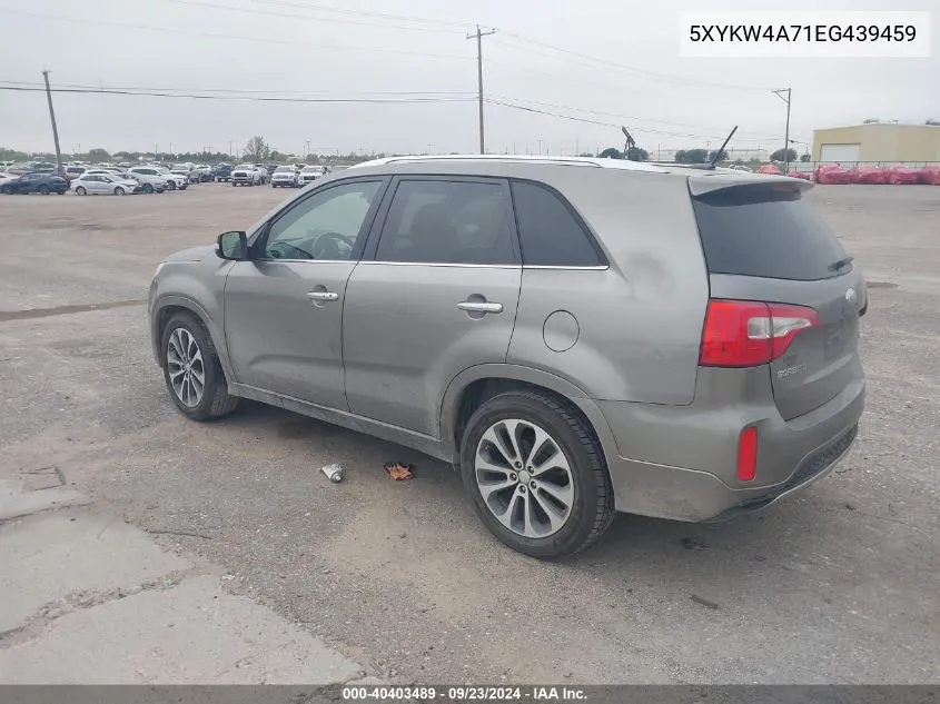 5XYKW4A71EG439459 2014 Kia Sorento Sx