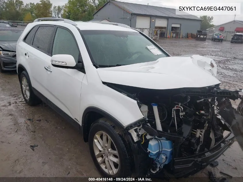 2014 Kia Sorento Lx VIN: 5XYKTCA69EG447061 Lot: 40416148