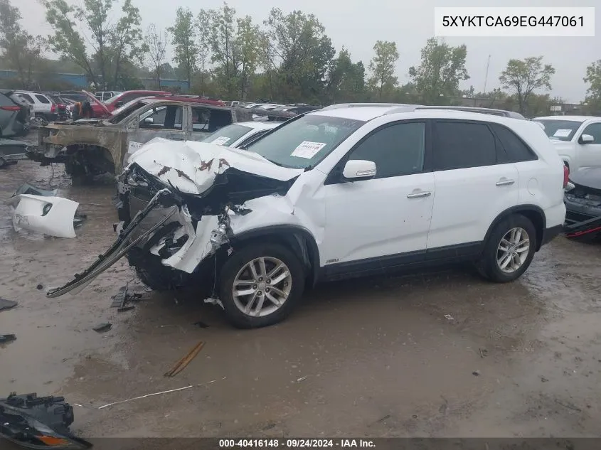 2014 Kia Sorento Lx VIN: 5XYKTCA69EG447061 Lot: 40416148