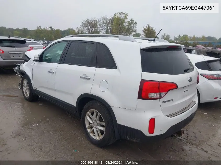 2014 Kia Sorento Lx VIN: 5XYKTCA69EG447061 Lot: 40416148