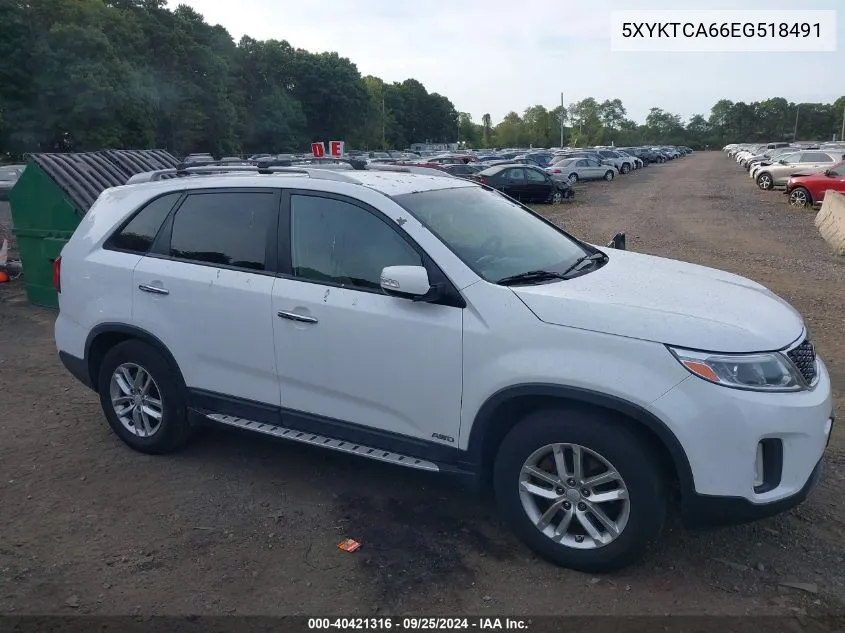 5XYKTCA66EG518491 2014 Kia Sorento Lx