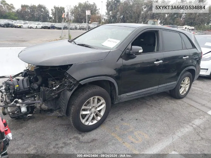 5XYKT3A66EG534884 2014 Kia Sorento Lx