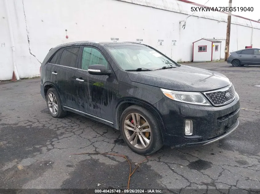 2014 Kia Sorento Sx/Sx Limited VIN: 5XYKW4A73EG519040 Lot: 40425749