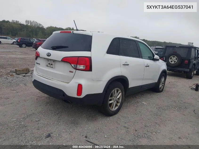 5XYKT3A64EG537041 2014 Kia Sorento Lx