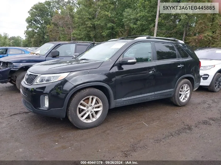 2014 Kia Sorento Lx VIN: 5XYKT3A61EG445885 Lot: 40441379