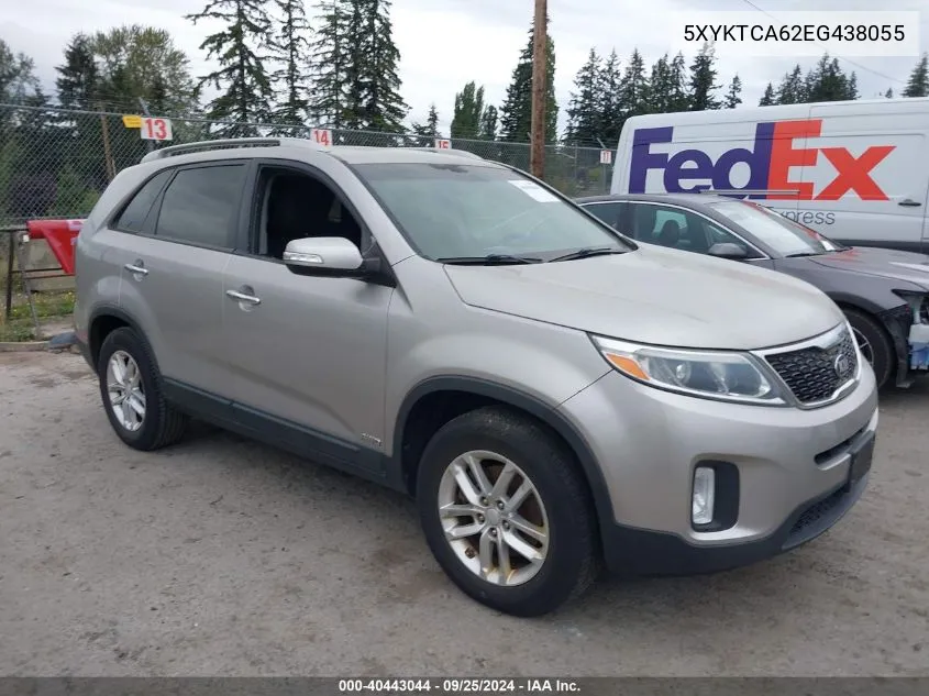 5XYKTCA62EG438055 2014 Kia Sorento Lx