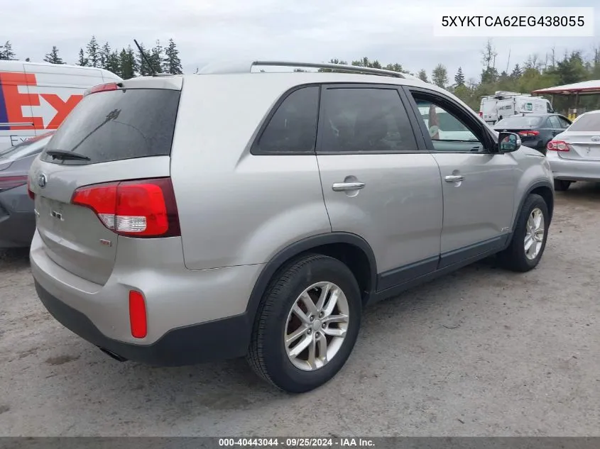 5XYKTCA62EG438055 2014 Kia Sorento Lx