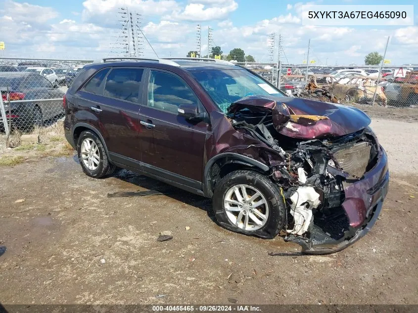 5XYKT3A67EG465090 2014 Kia Sorento Lx