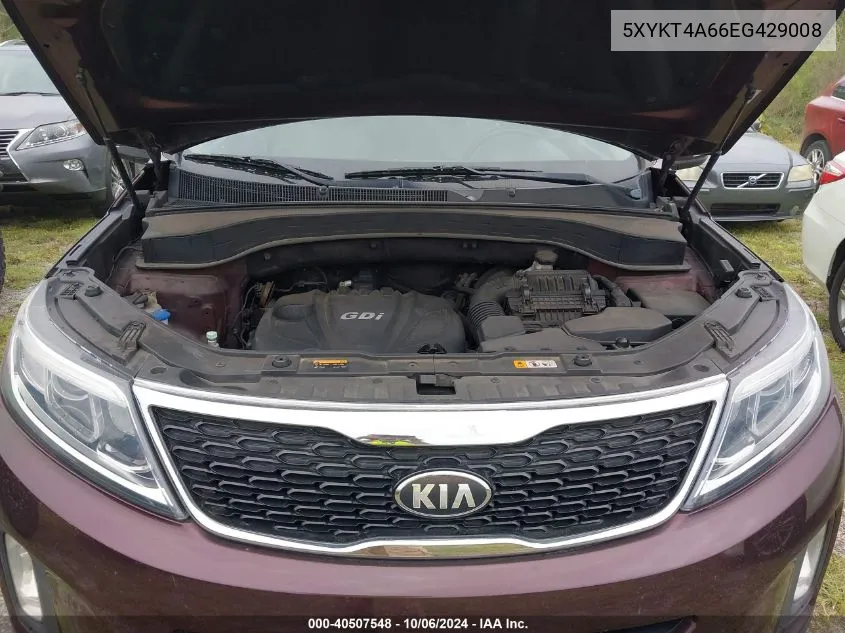 5XYKT4A66EG429008 2014 Kia Sorento Lx