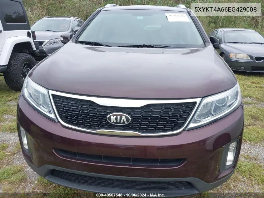 5XYKT4A66EG429008 2014 Kia Sorento Lx