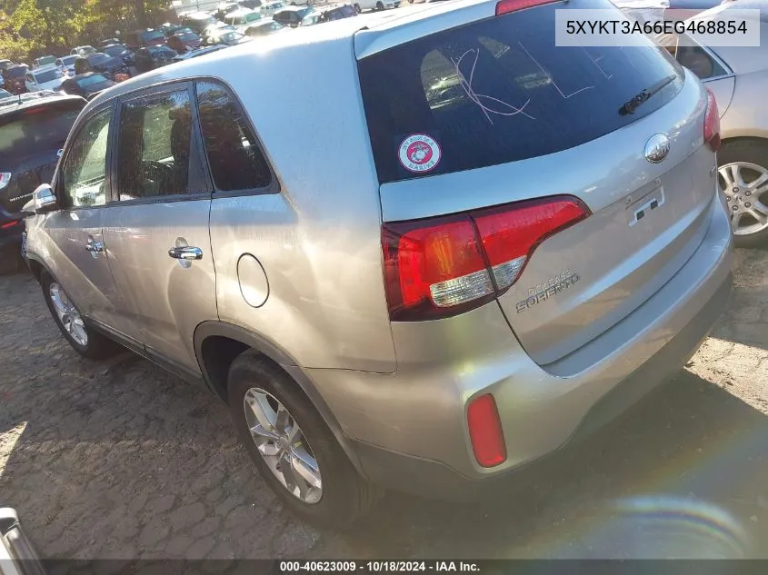 5XYKT3A66EG468854 2014 Kia Sorento Lx